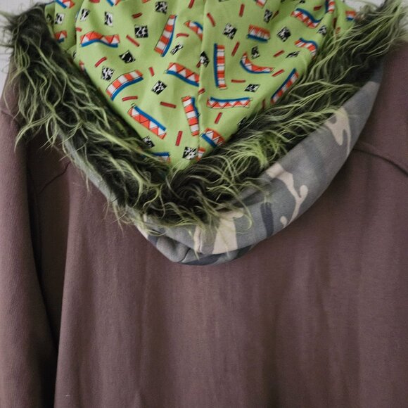 West Soul Design Factory Women's Funky 100% Cotton Jersey Jacket Size M - Picture 7 of 10